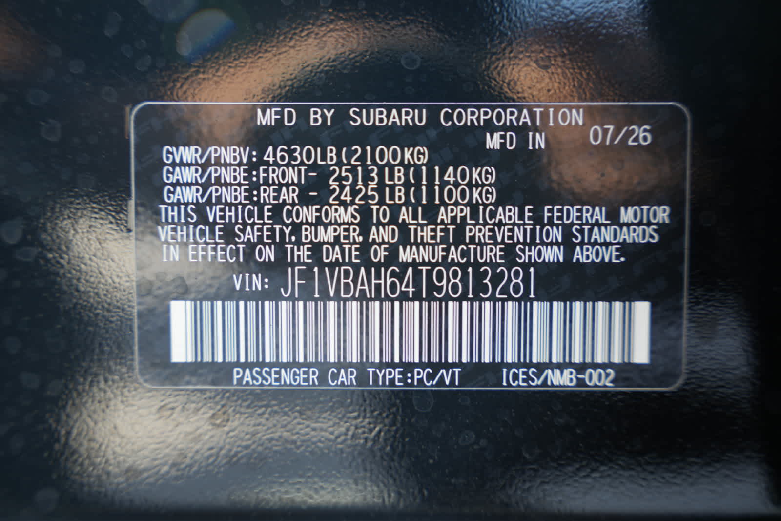 2026 Subaru WRX Base