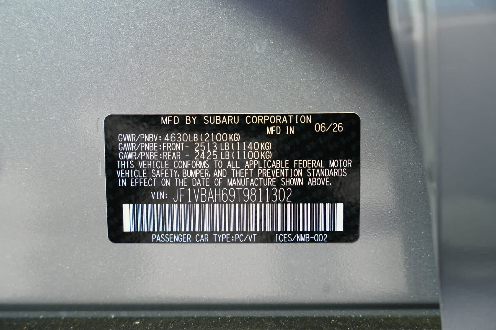 2026 Subaru WRX Base