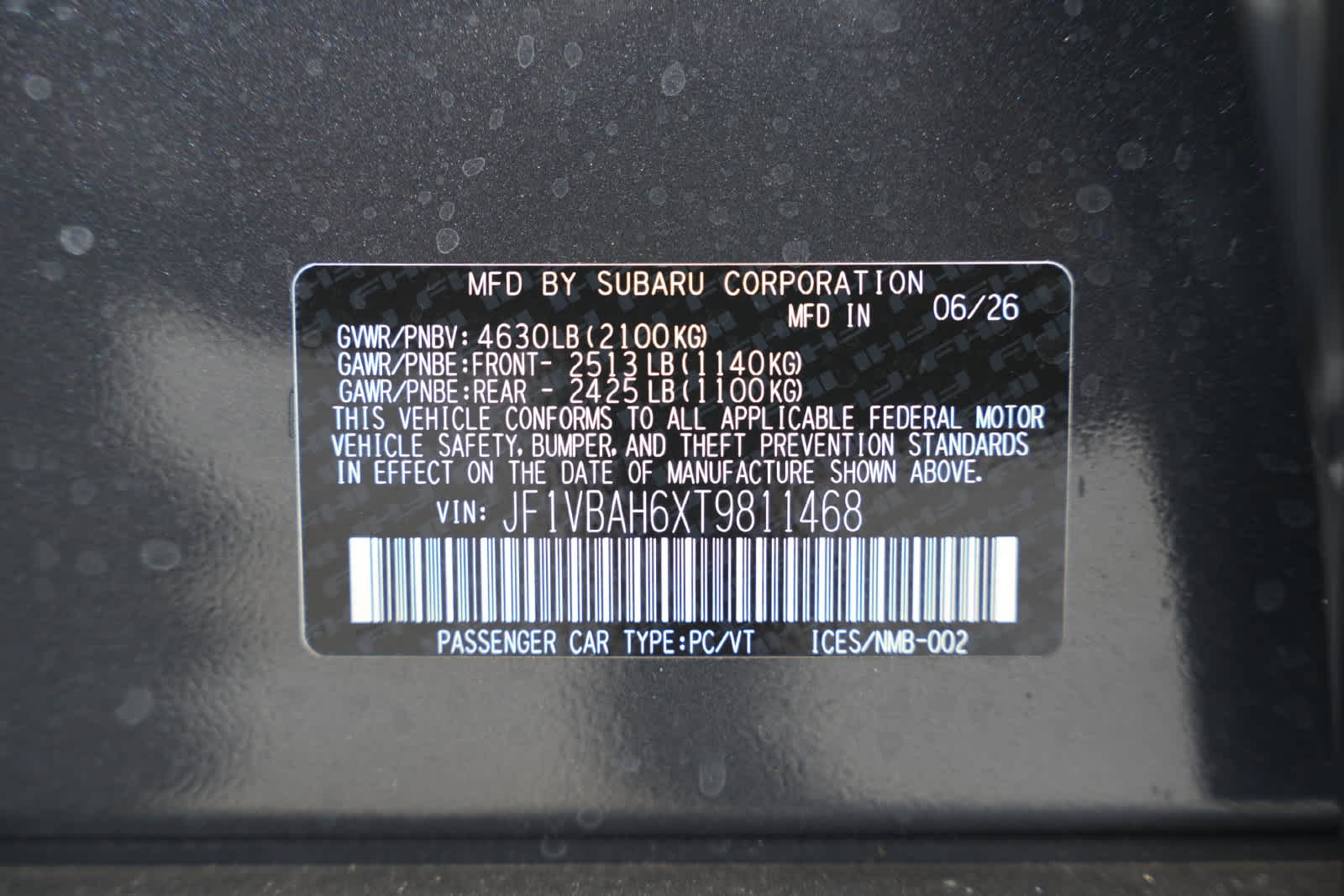2026 Subaru WRX Premium