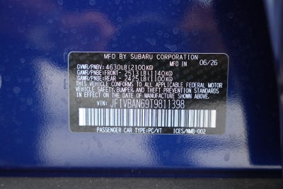 2026 Subaru WRX Limited