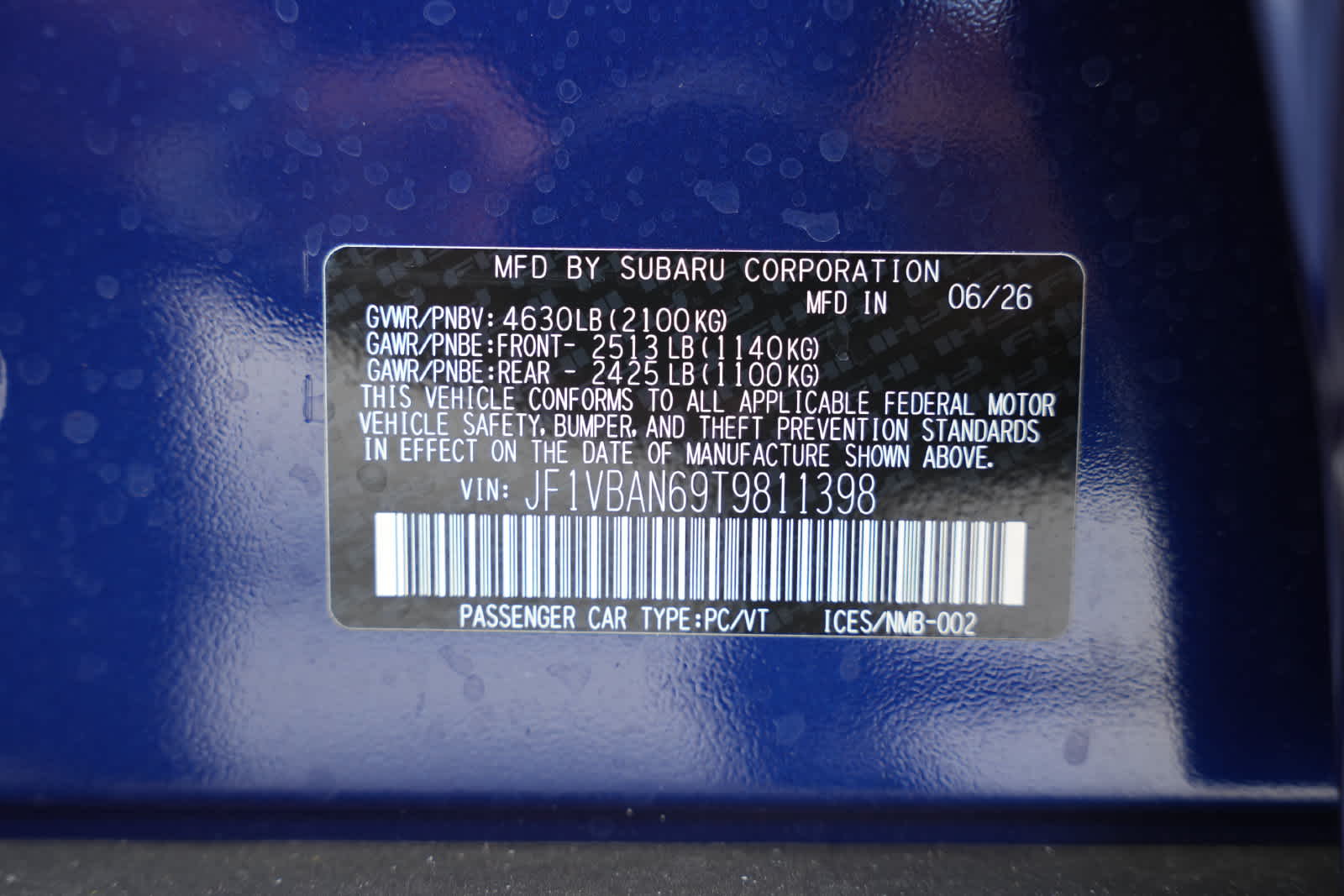 2026 Subaru WRX Limited