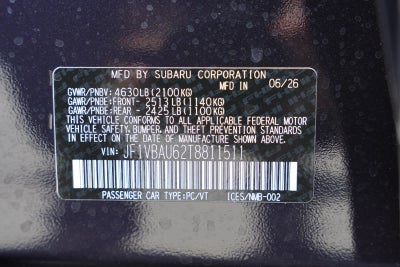 2026 Subaru WRX GT