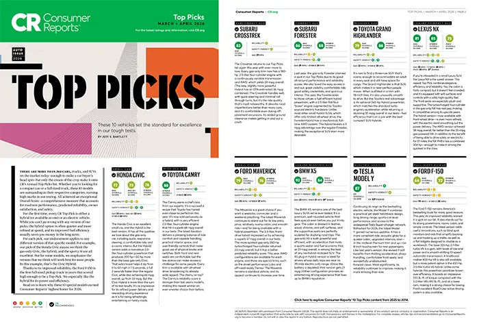 Consumer Reports Top Picks | Doral Subaru in Doral FL